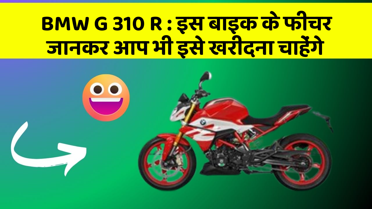 BMW G 310 R : इस बाइक के फीचर जानकर आप भी इसे खरीदना चाहेंगे